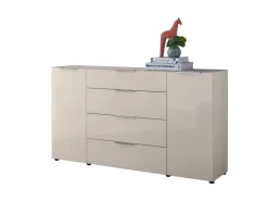 Kommode Santorin Kaschmir Chrom B/H/T: ca. 180x99x40 cm