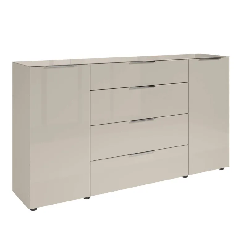 Kommode Santorin Kaschmir Chrom B/H/T: ca. 180x99x40 cm