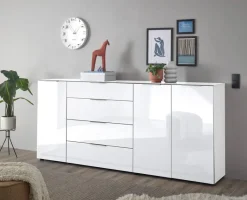Kommode Santorin weiß B/H/T: ca. 226x99x40 cm