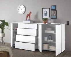 Kommode Santorin weiß B/H/T: ca. 226x99x40 cm