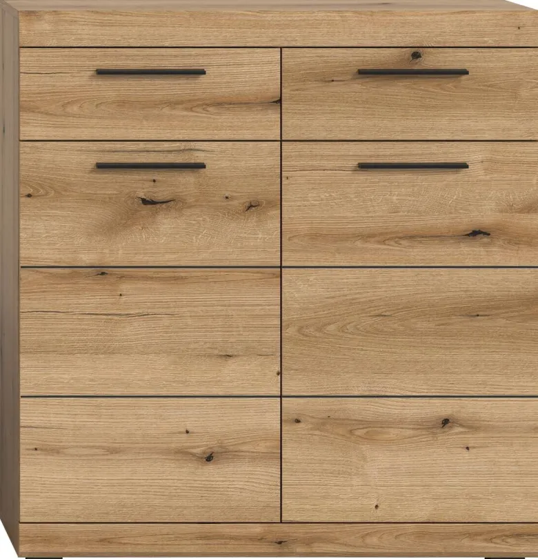 Kommode SCOUT Evoke Oak Nachbildung B/H/T: ca. 90x96x37 cm