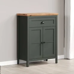 Kommode Stanton tannengrün Eiche Evoke Coast Nachbildung B/H/T: ca. 77x102x39 cm