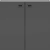 Kommode System 64 anthrazit matt B/H/T: ca. 64x64x35 cm