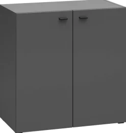Kommode System 64 anthrazit matt B/H/T: ca. 64x64x35 cm