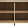 Kommode Touch Eiche Artisan Nachbildung weiß matt B/H/T: ca. 123x76x40 cm