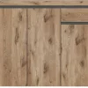Kommode Woody Nox Oak Nachbildung anthrazit B/H/T: ca. 131x105x37 cm