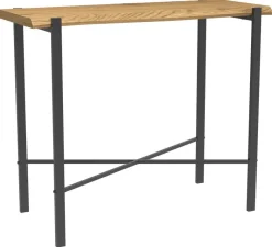 Konsole Almira Eiche Nachbildung schwarz B/H/T: ca. 90x75x38 cm
