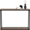 Konsole Mira schwarz lackiert Eiche Nachbildung B/H/T: ca. 106x81x35 cm