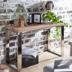 Konsolentisch braun Holz B/H/T: ca. 115x76x46 cm