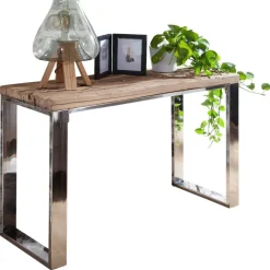 Konsolentisch braun Holz B/H/T: ca. 115x76x46 cm