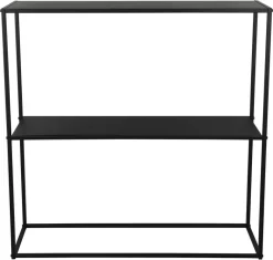 Konsolentisch Chloe schwarz Metall B/H/T: ca. 80x80x27 cm