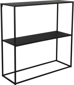 Konsolentisch Chloe schwarz Metall B/H/T: ca. 80x80x27 cm