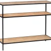 Konsolentisch Geo schwarz kiefer Nachbildung B/H/T: ca. 100x80x35 cm
