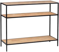 Konsolentisch Geo schwarz kiefer Nachbildung B/H/T: ca. 100x80x35 cm