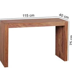 Konsolentisch natur Echtholz B/H/T: ca. 115x75x40 cm