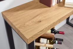 Konsolentisch natur schwarz pulverbeschichtet MDF Eisen B/H/T: ca. 120x75,5x39 cm