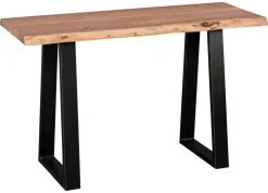 Konsolentisch natur schwarz Akazie B/H/T: ca. 120x75x45 cm