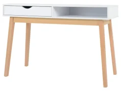Konsole Stewart weiß Pinie Nachbildung B/H/T: ca. 119x80x37 cm