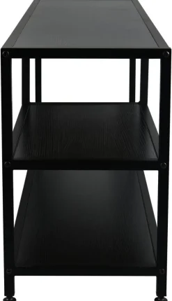 Konsole Theresa schwarz Metall B/H/T: ca. 120x50x33 cm