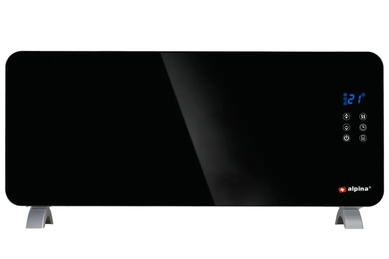 Konvektor schwarz B/H/L: ca. 13x47x96,5 cm ca. 1000 W