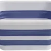 Korb blau Kunststoff B/H/L: ca. 28,5x15,5x40 cm
