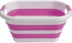 Korb pink Kunststoff B/H/L: ca. 28,5x15,5x40 cm