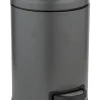 Kosmetikeimer anthrazit Edelstahl ca. 3 l