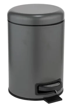 Kosmetikeimer anthrazit Edelstahl ca. 3 l
