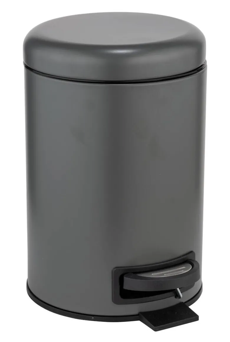 Kosmetikeimer anthrazit Edelstahl ca. 3 l