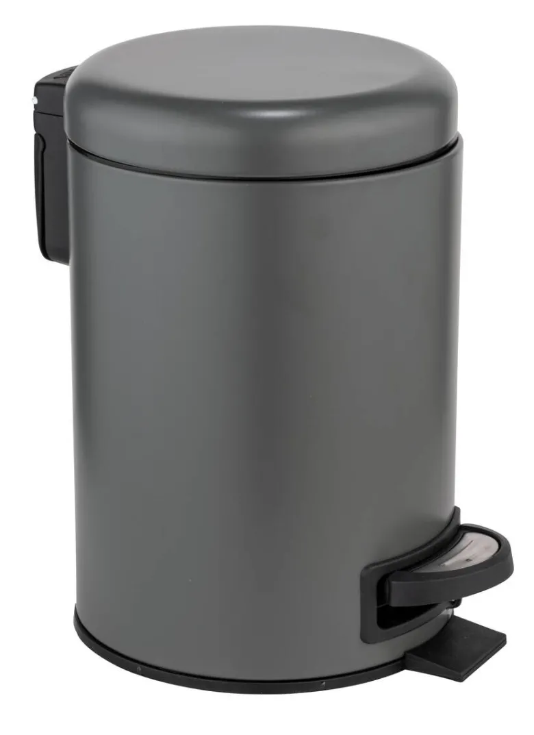 Kosmetikeimer anthrazit Edelstahl ca. 3 l