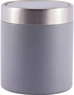 Kosmetikeimer grau Edelstahl ca. 1,58 l