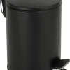 Kosmetikeimer schwarz Edelstahl ca. 2,6 l