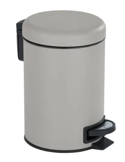 Kosmetikeimer taupe Edelstahl ca. 3 l
