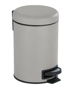 Kosmetikeimer taupe Edelstahl ca. 3 l