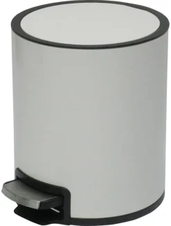 Kosmetikeimer weiß Metall ca. 3 l