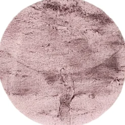 Kunstfell Maya beere D: ca. 120 cm
