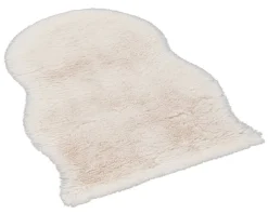 Kunstfell Mick beige B/L: ca. 55x80 cm