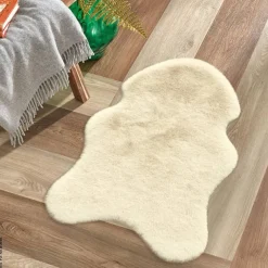 Kunstfell Moya beige B/L: ca. 40x57 cm