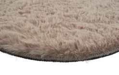Kunstfell Moyo taupe D: ca. 120 cm