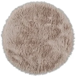 Kunstfell Moyo taupe D: ca. 120 cm