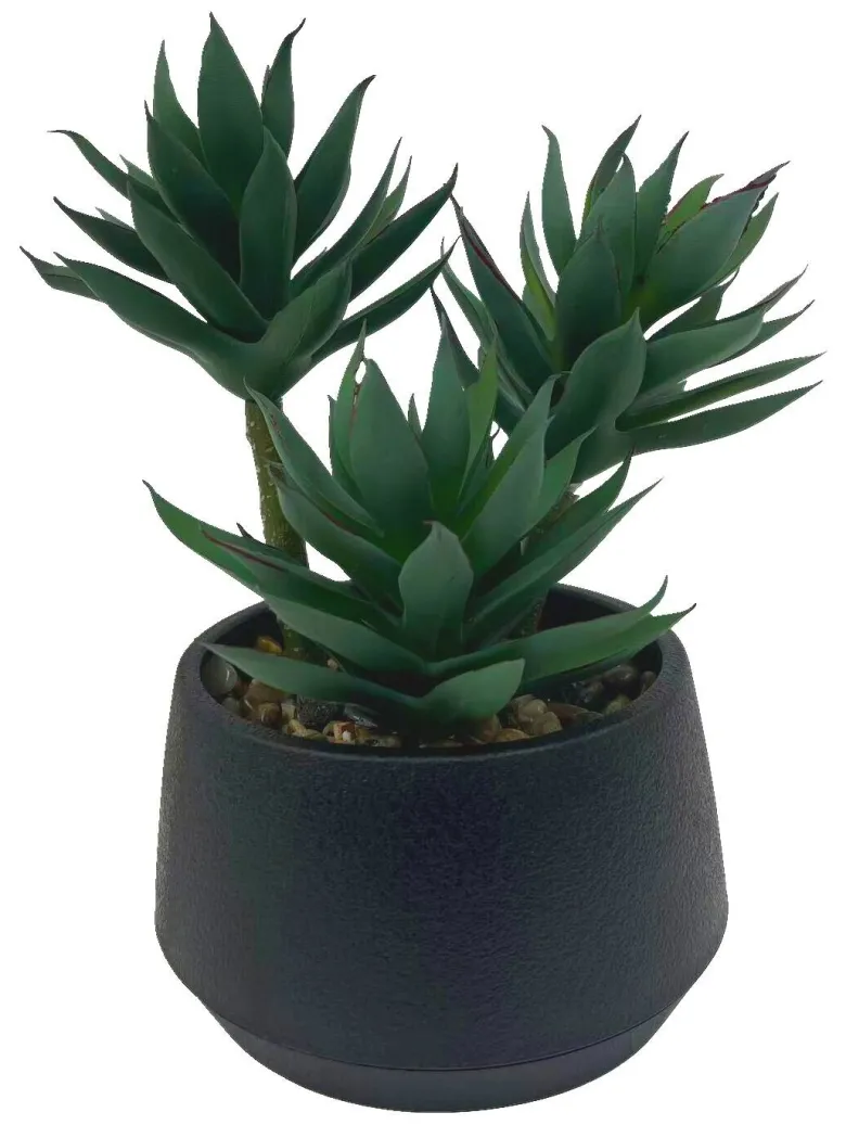 Kunstpflanze Agave grün Kunststoff H: ca. 17 cm