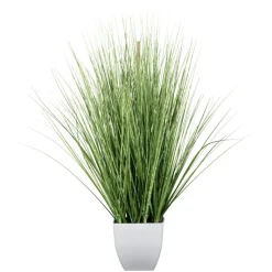 Kunstpflanze Deko-Gras grün Kunststoff H: ca. 77 cm