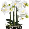 Kunstpflanze Orchidee weiß Kunststoff H: ca. 55 cm
