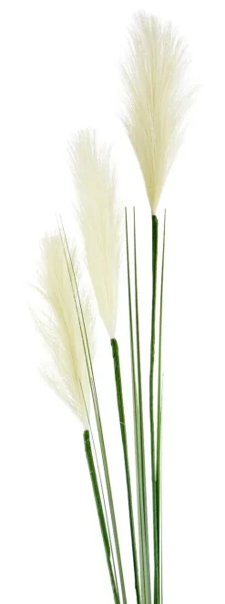 Kunstpflanze Pampasgras creme Kunststoff