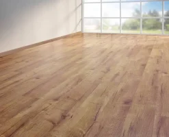 Laminatboden Eiche natur ca. 2,7429 m² im Paket B/L: ca. 19,2x129,2 cm pro Paket