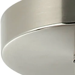 Lamkur Deckenleuchte Donna nickel Metall Glas H/L: ca. 25x51 cm E27 3 Brennstellen