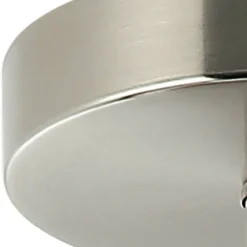 Lamkur Deckenleuchte Donna nickel Metall Glas H/L: ca. 25x51 cm E27 3 Brennstellen