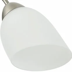 Lamkur Deckenleuchte Donna nickel Metall Glas H/L: ca. 25x51 cm E27 3 Brennstellen