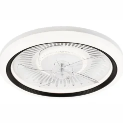 Lamkur LED-Deckenventilator FALCO 49908 schwarz weiß H/L: ca. 17x50 cm max. 40 W