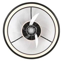 Lamkur LED-Deckenventilator Falco schwarz H/L: ca. 17x50 cm max. 40 W